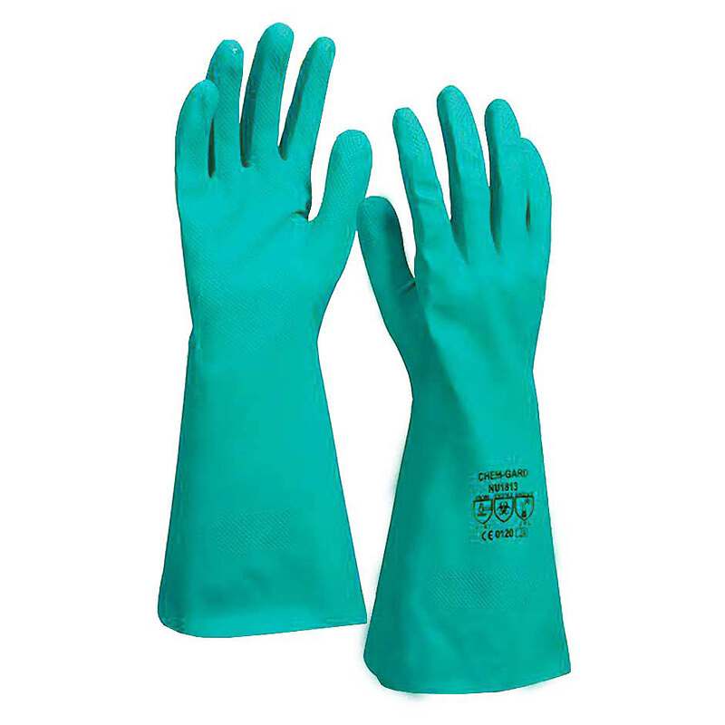 دستکش نیتریل چم گارد مدل NF1813 Nitrile gloves Cham Guard model NF1813