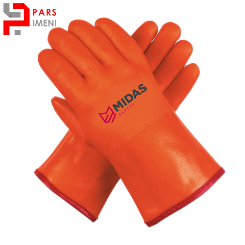 دستکش ساق دار MIDAS PVC مدل 3030JF