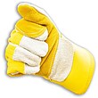دستکش کف دوبل پاکستانی چرمی ا WELDING GLOVES