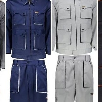 لباس کار ( کاپشن شلوار ) دو رنگ مدیریتی جنس پلی استر ویسکوز تولید با پارچه بروجرد