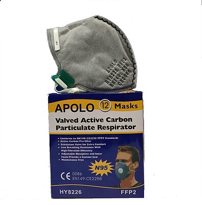 ماسک اصلی اپولو ۸۲۲۶ کربن اکتیو APOLO