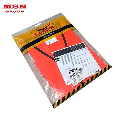 کاربرد جلیقه شبرنگ دار ترافیکی Condor نارنجی Application of Condor orange traffic reflective vest with original trim 120 grams با شبرنگ تری ام اصلی 120 گرمی