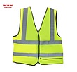 جلیقه ایمنی شبرنگ دار فسفری راهنمایی ترافیکی 4 خط Traffic safety vest with phosphorescent markings