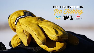 دستکش ضد سرما و قابل استفاده سرخانه چرم طبیعی و پشم اصلی شتر West Lamont gloves  ا 5 انگشت