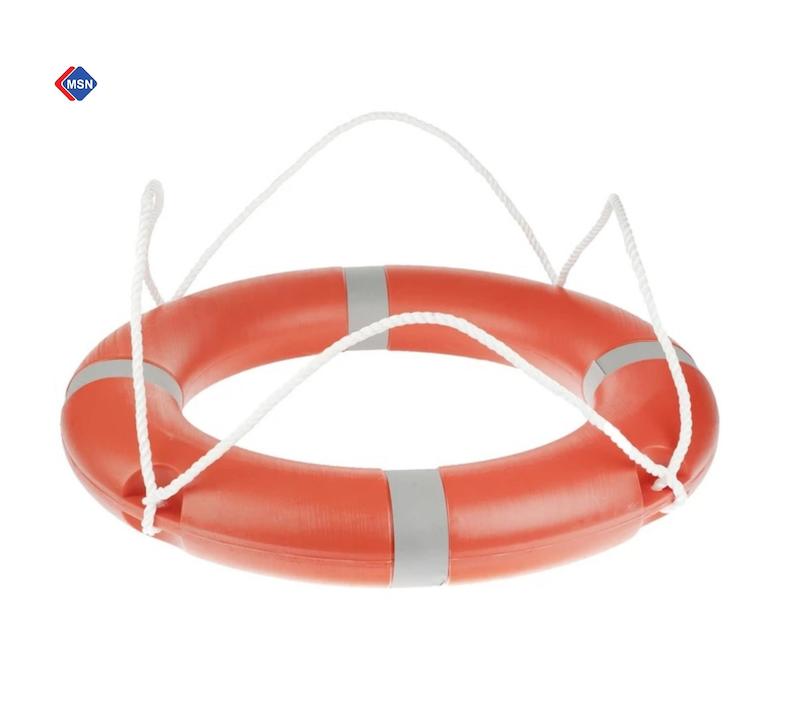 حلقه نجات خارجی ۲/۵ کیلویی دارای شبرنگ لانه زنبوری و تاییدیه سالاس دریایی