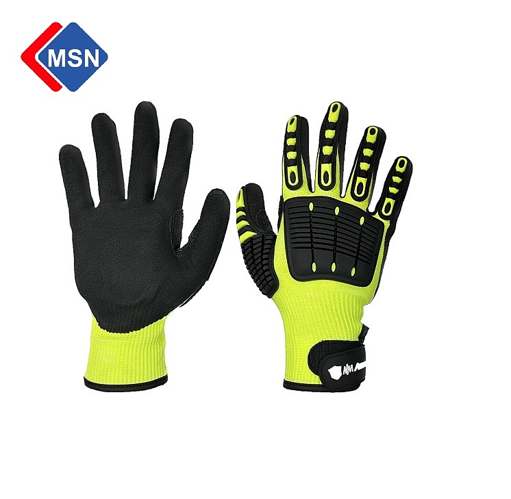 دستکش ضد ضربه و ضد ارتعاش برند  سیفتی Anti-shock and anti-vibration gloves