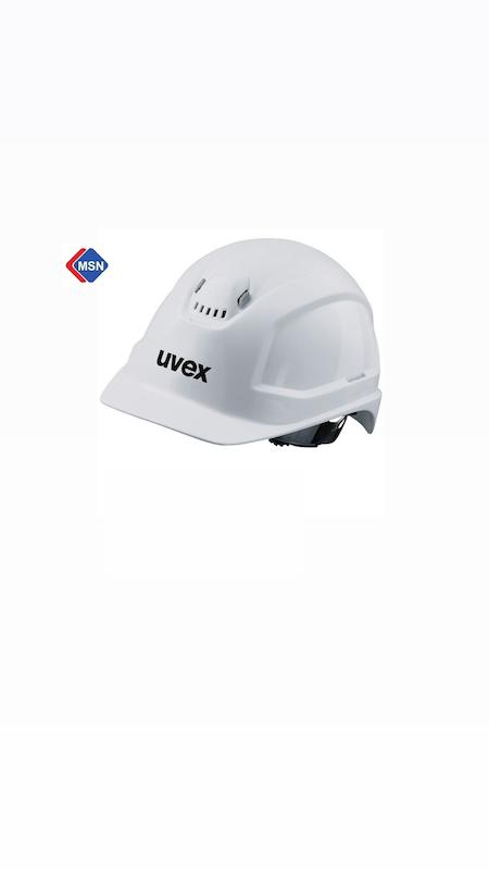 کلاه ایمنی سفید یووکس UVEX مدل «Airwing» توسط شرکت «یووکس» (Uvex)