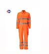 لباس کار یکسره WORKMASTER  رنگبندی ٪۱۰۰ با شبرنگ زانو دست و سرشانه اصل 3M با پارچه نسوز کتان رنگ بندی صنعتی ضد حرارت تا ۴۵۰ درجه 