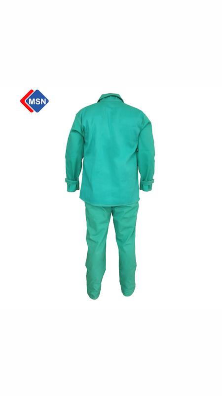 لباس کار تمام کتان 100% کتان پاکستانی نسوز و ضد حرارت شومر تا 450 درجه سانتی گراید حرفه ای ترین لباس برای تمامی صنایع کشور