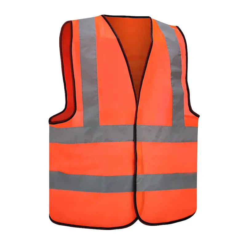 جلیقه بازتابنده، امپریال، براق نارنجی 4 خط  Reflective Vest, Empiral, Shine