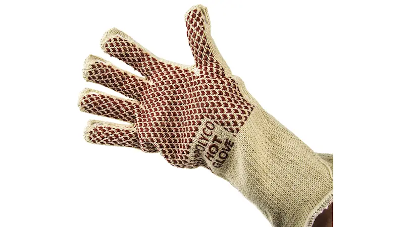 دستکش نسوز کولار دو رو خالدار Kevlar Gloves – مقاوم در برابر حرارت و سایش عرضه 4 جفتی