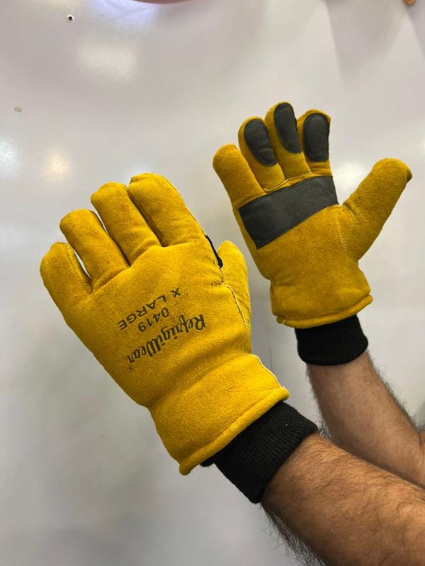 دستکش ضد ارتعاش و حرارت نسوز با لایه سیلیکونی جهت لرزش محصول فرانسه 