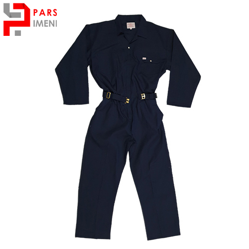 لباس کار یکسره انتی استاتیک ESD BEST MODEL 2258 مدل ECO رنگ سرمه ای