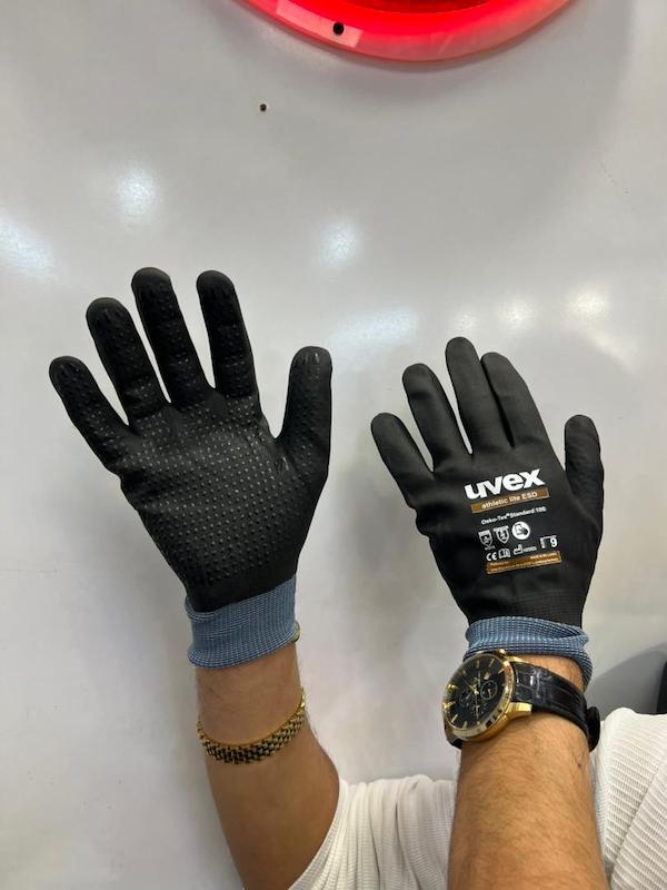 دستکش ضد برش و عایق برق شهری ۲۲۰ ولت UVEX gloves یووکس 220V 