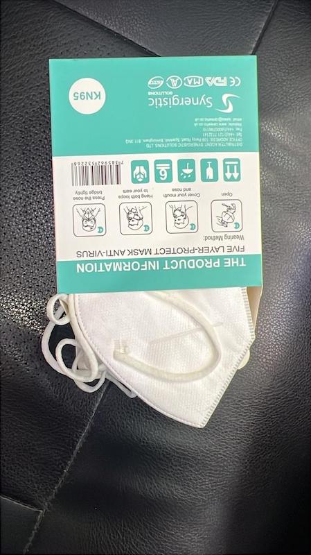 ماسک تنفسی FFP2 ICK MASK HY / ICK Care وارداتی HY متن بدون اغراق، استانداردCE محور و مناسب خریداران واقعی تجهیزات تنفسی جعبه ۱۰ عددی ماسک FFP2 ICK MASK HY