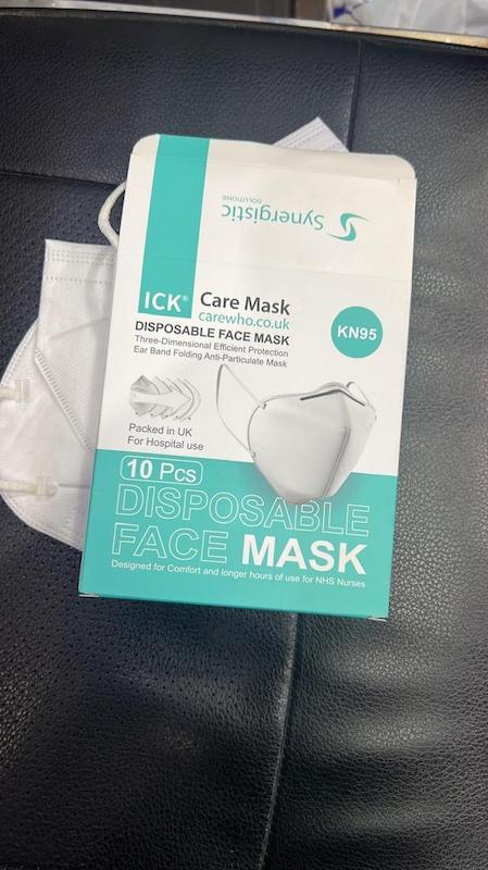 ماسک FFP2 ICK MASK HY / ICK Care وارداتی HY متن بدون اغراق، استانداردCE محور و مناسب خریداران واقعی تجهیزات تنفسی جعبه۱۰عددی  معرفی ماسک FFP2 ICK MASK HY