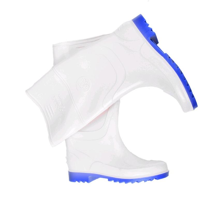 چکمه کار در محیط‌های مرطوب و لغزنده  چکمه زیر زانو سفید چکمه صنعتی سفید چکمه ضد روغن کشتارگاه چکمه کارواش ضد لغزش چکمه PVC صنعتی چکمه ایمنی صنایع غذایی چکمه سفید کف آبی چکمه سفید کف زرد چکمه سفید کف مشکی