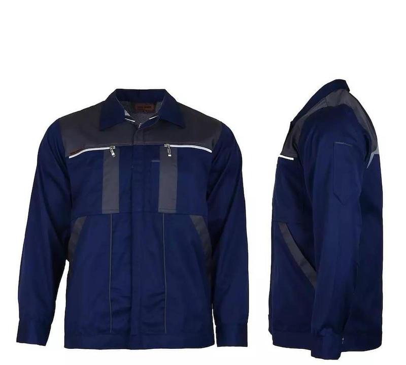 کاپشن کارگری زیپ‌دار و دگمه‌دار | مناسب چاپ جلو سینه و پشت شانه | کیفیت دوخت صنعتی  معرفی کاپشن کارگری تبلیغاتی با تنوع مدل و رنگ‌بندی