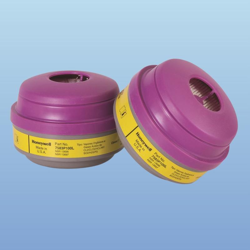 فیلتر پی 100پایه ماسک Honeywellفیلتر ماسک , هانیول (نورث) مشکی مدل ۴حالته بایونت ، فیلتر ماسک شیمیایی، فیلتر ماسک نیم صورت هانیول،