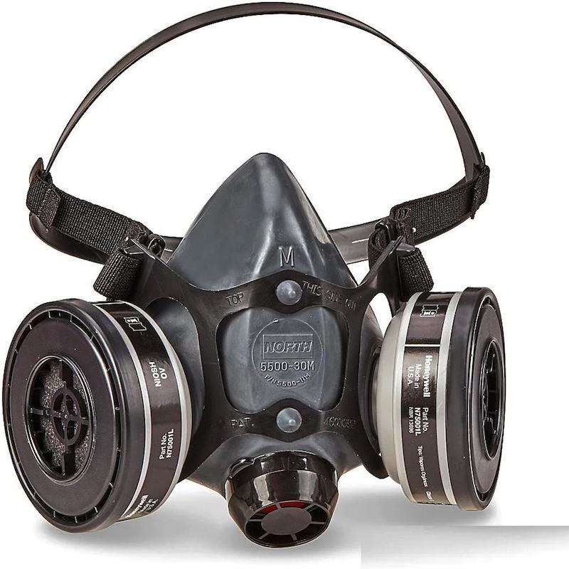 ماسک تنفسی نیم صورت NORTH هانیول Honeywell | فیلتر شیمیایی صنعتی 75SCL