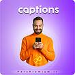 خرید اکانت Captions کپشنز پرمیوم با ایمیل شما (ارزان)