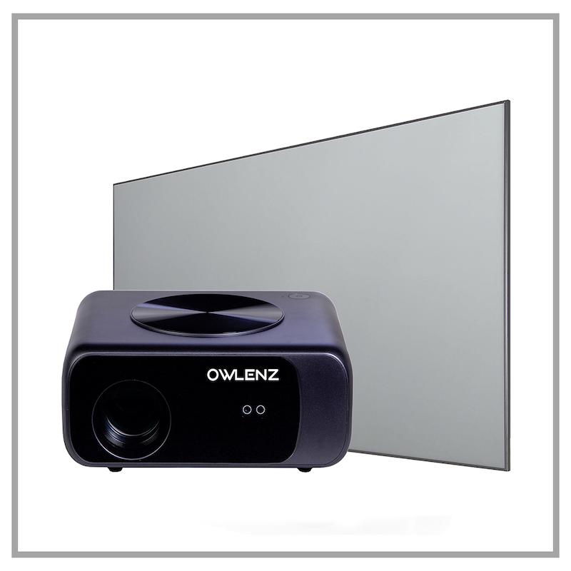 مینی ویدئو پروژکتور هوشمند النز SD550 بهمراه پرده نمایش