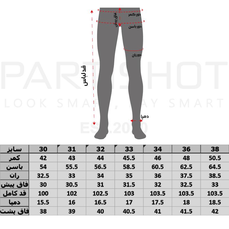 شلوار جین راسته مردانه | 5101183153