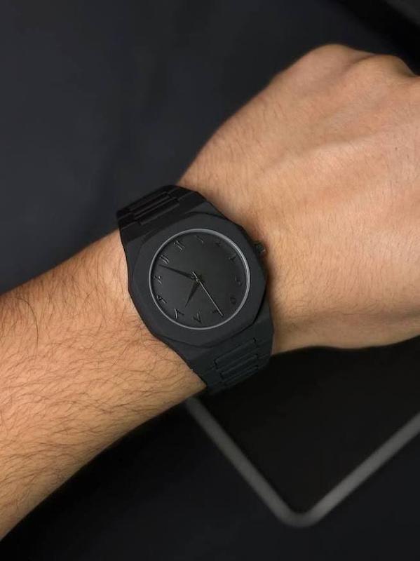 ساعت مچی فول بلک عربی 