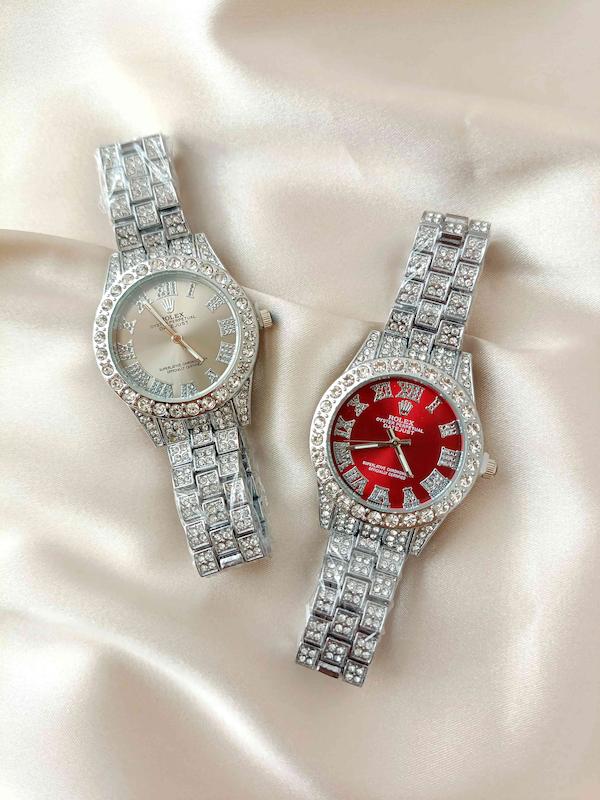 ساعت زنانه نگین دار رولکس 