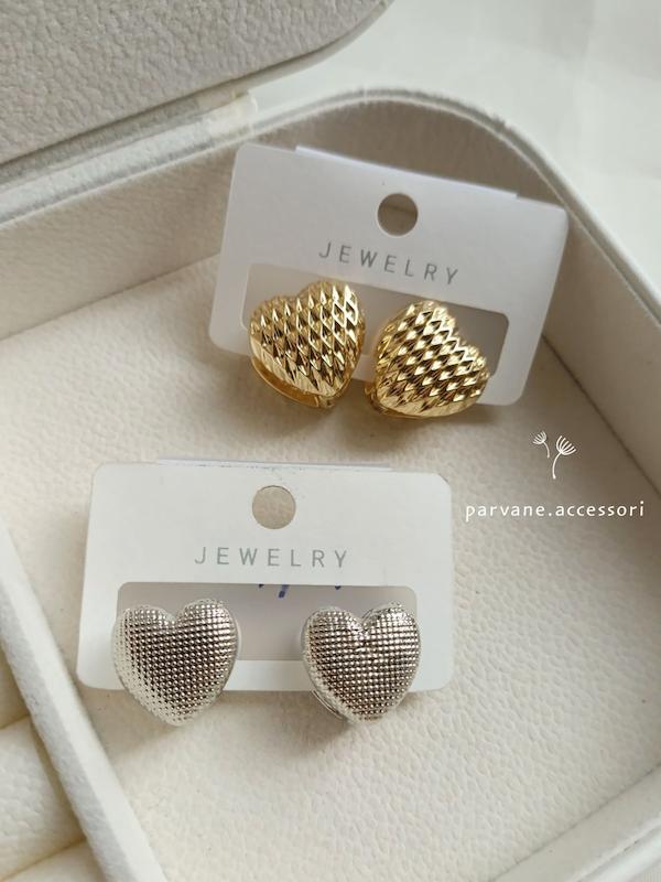 گوشواره دو طبقه قلبی