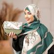 ست کیف و روسری مدل پریسا طرح لویدور  