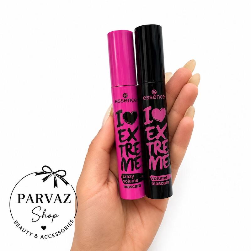 ریمل اسنس صورتی اورجینال حجم دهنده مدل I Love Extreme Crazy Volume