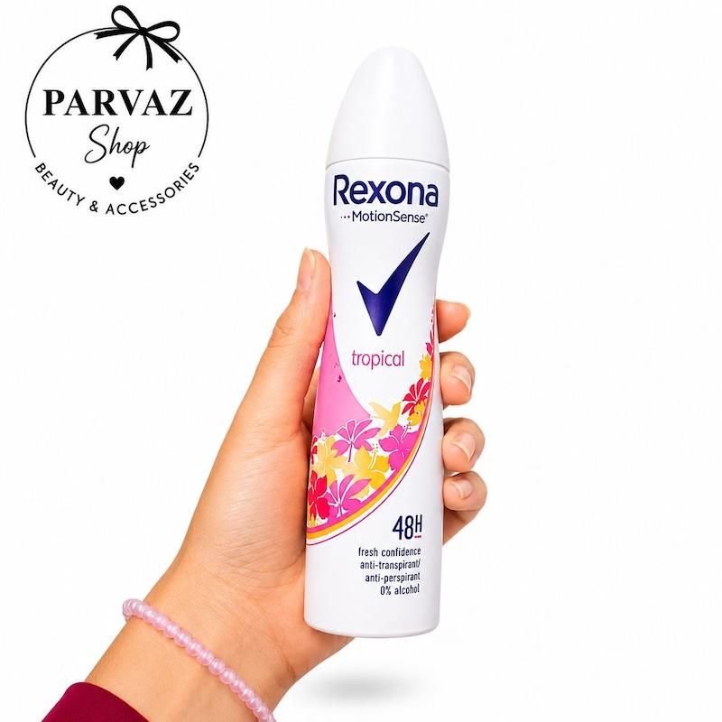 اسپری دئودورانت رکسونا اورجینال زنانه مدل Tropica