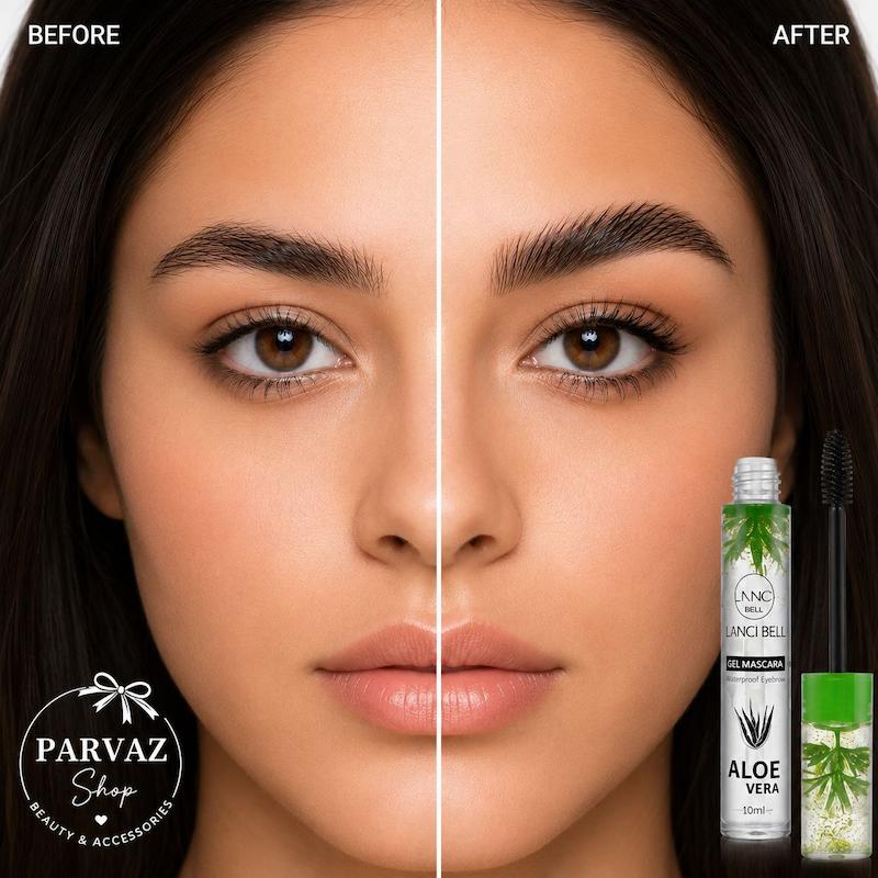ژل ابرو ضد آب لنسی بل مدل Aloe Vera حجم 14 میلی لیتر