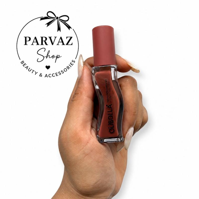 لیپ گلاس شکلاتی دوپ گیسو olibolla🧋