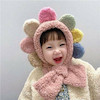 شال و کلاه سرهم موهری کد 3798
