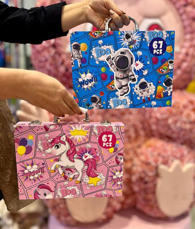 چمدان نقاشی(ست لوازم تحریر) ۶۷ قطعه کد 3877