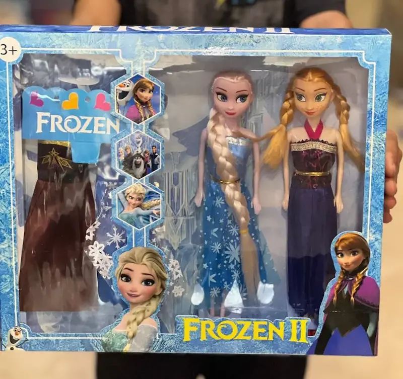 عروسک فروزن دوتایی السا و آنا (کد۱۶۹۳)