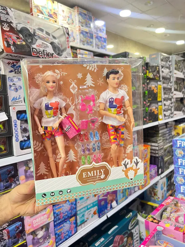 باربی زن و مرد با لباس کد 2626