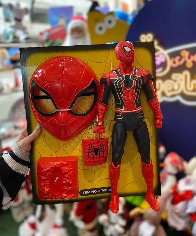 ست فیگور اسپایدرمن(مردعنکبوتی) با ماسک کد 1888