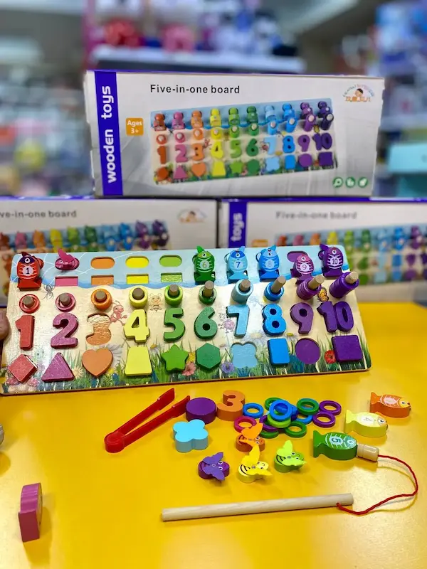 تخته آموزشی لگاریتمی مونته سوری کد 102-0504-0922