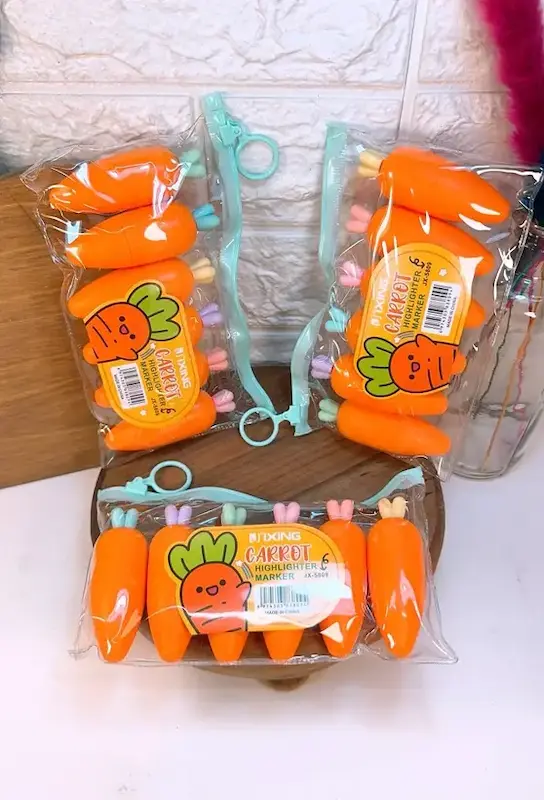 ماژیک هایلایتر پک 6 عددی هویچ کد 2423