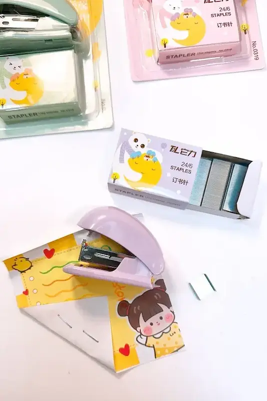 ست منگنه با سوزن مجموعه 2 عددی خرس کد 3448