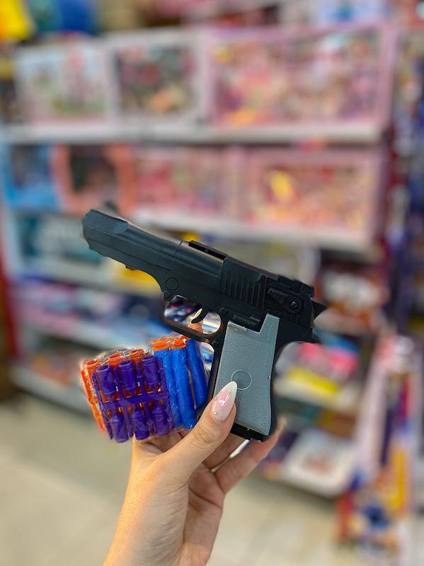  تفنگ کلت ابر پرتابی و تیر پلاستیکی کد 4118