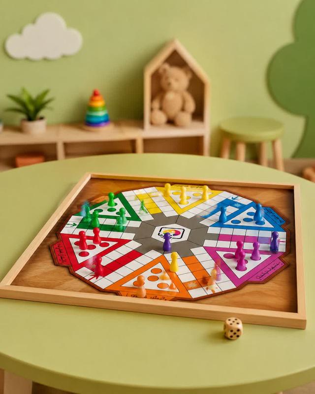 منچ 6 نفره چوبی کد 2953