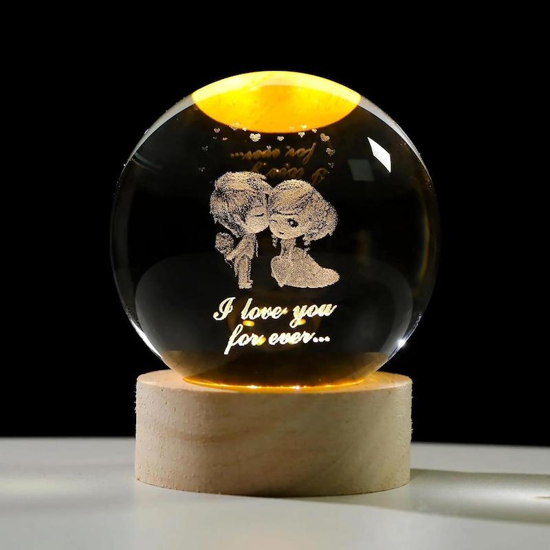 گوی شیشه ای قطر 6 سانت کد 3572 