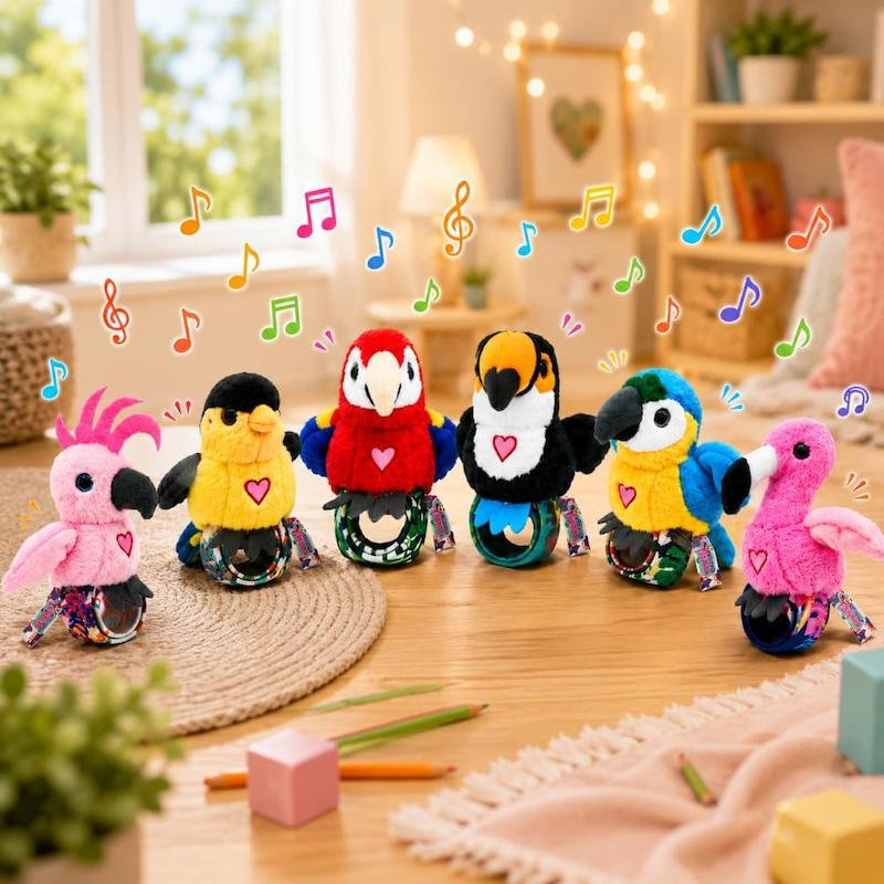 پرنده سخنگوی طوطی و فلامینگو کد 5572