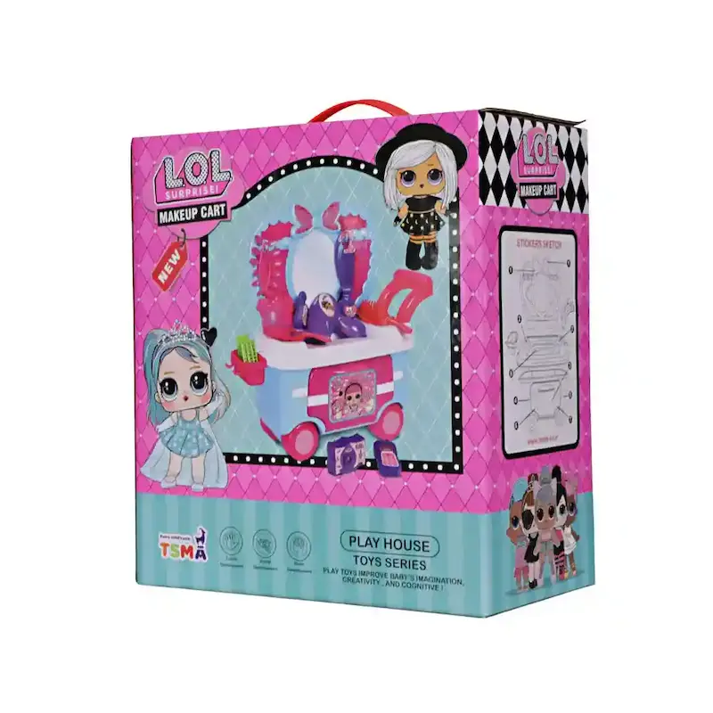 چرخ دستی ست لوازم آرایشی lol کد 5592