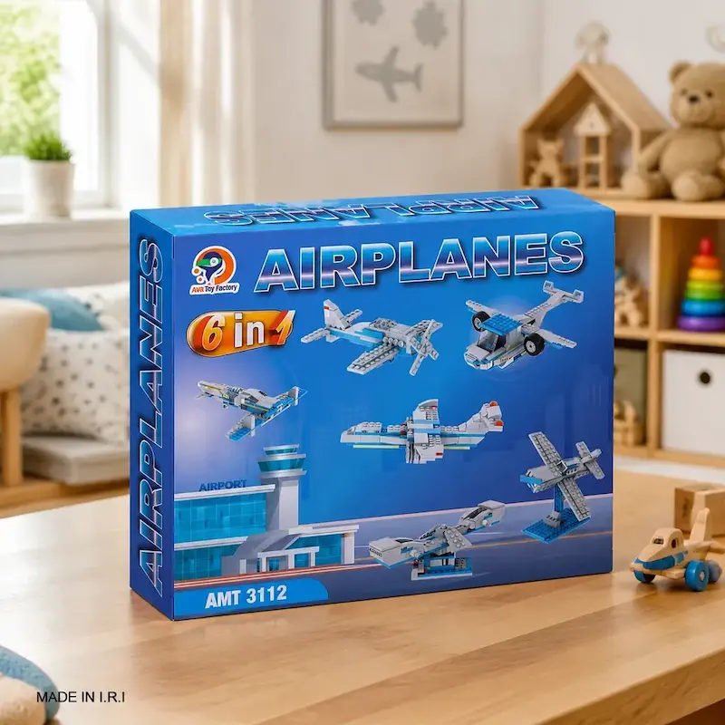 لگو هواپیما 6 مدل 261 قطعه کد 4261