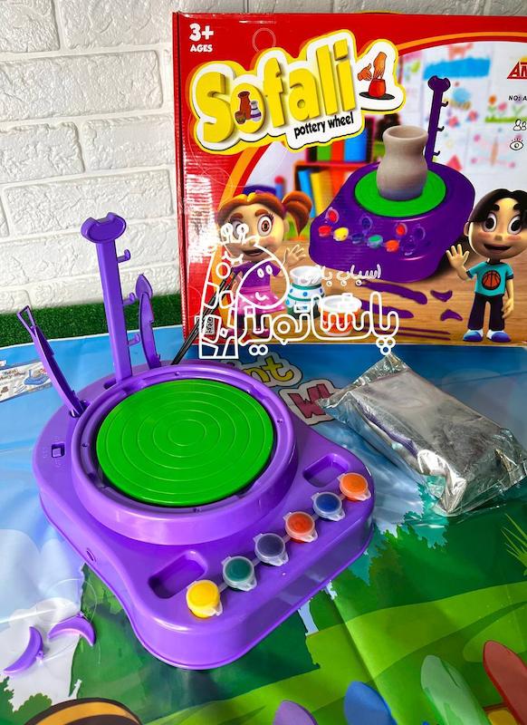 اسباب بازی چرخ سفالگری کودک کد 0323